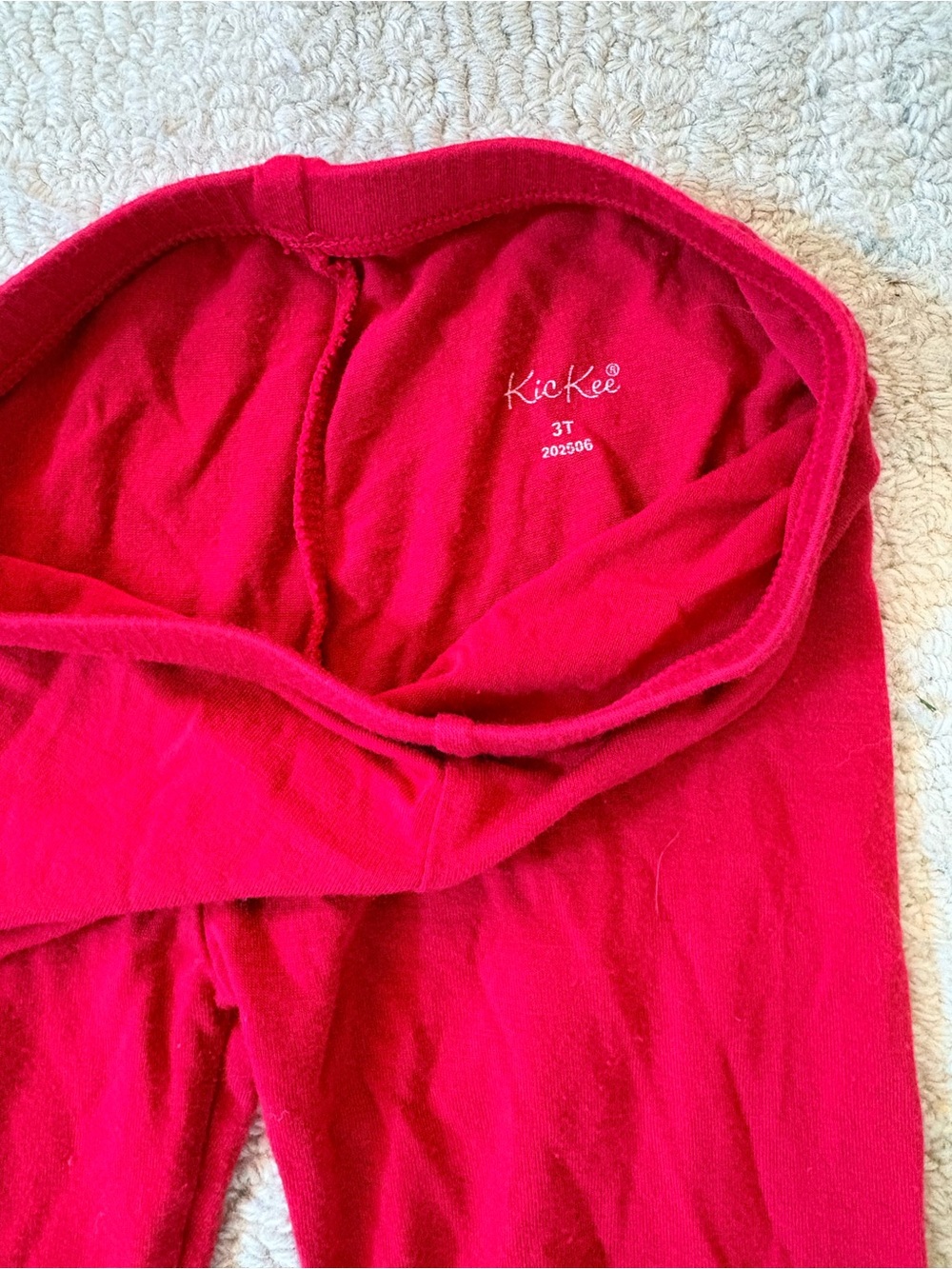 Kickee Pants Girls Pink Long-Sleeve Dress Bundle +  Leggings - Size 3t - Picture 8 of 8